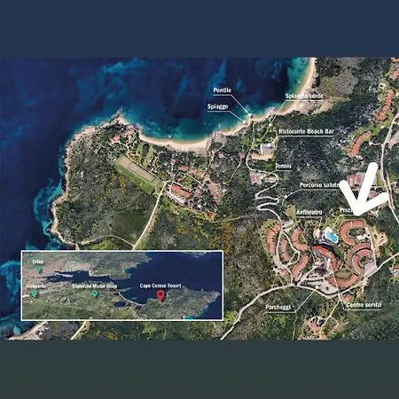 Sardegna Luxury Vista Mare In Splendido Villaggio - Iun R6511 Costa Corallina